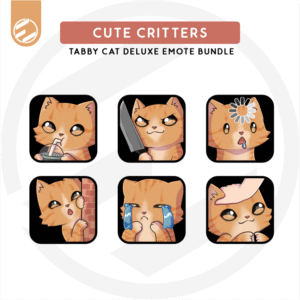 [Cute Critters] Sunny the Orange Tabby Emote Bundle