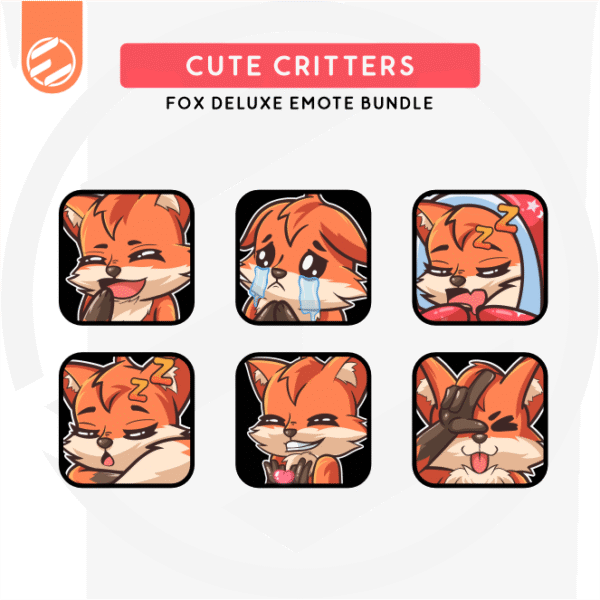 [Cute Critters] Fabian the Fox Emote Bundle