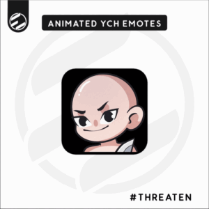 [ YCH ] Animated Threaten Emote Base