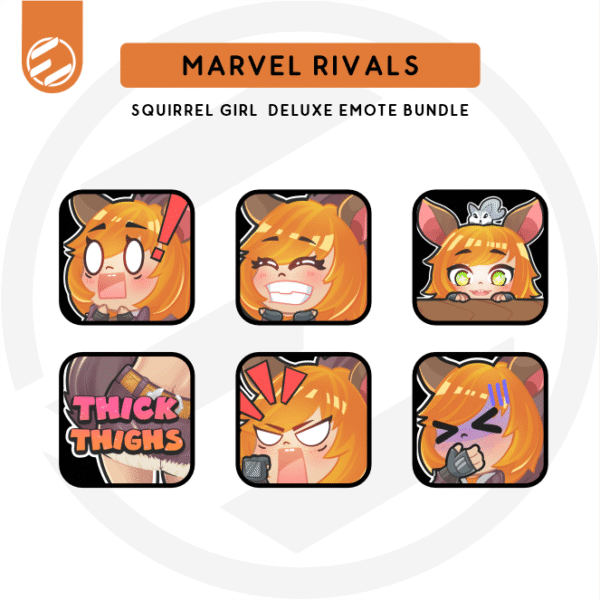 [Marvel Rivals] Squirrel Girl Emote Bundle
